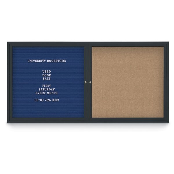 Corkboard, 24"x36", Cloud/Satin